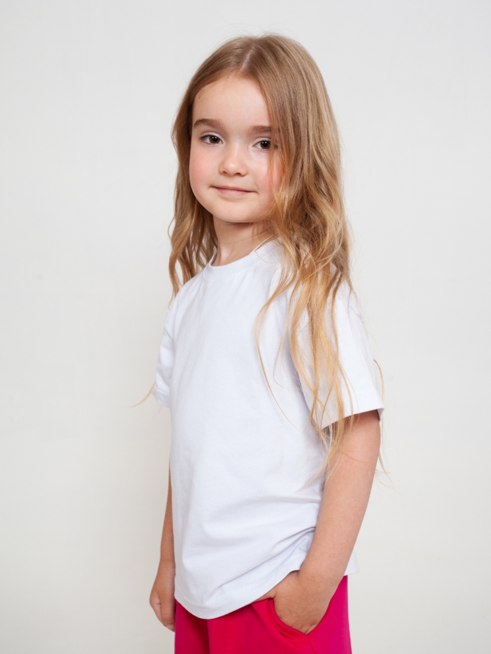 324-Б. Футболка детская, белая, хлопок 95% кулирка, 5% лайкра, размеры 86,92,98,104,110,116